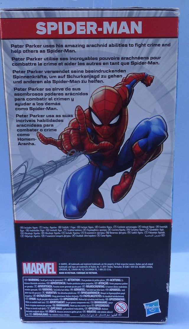 Juguete Figura Spider-Man de 25cm +- Marvel Hasbro