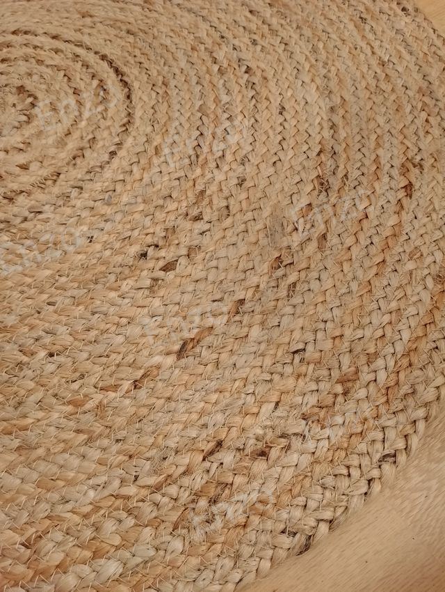 Alfombra yute trenzado  80 cm 