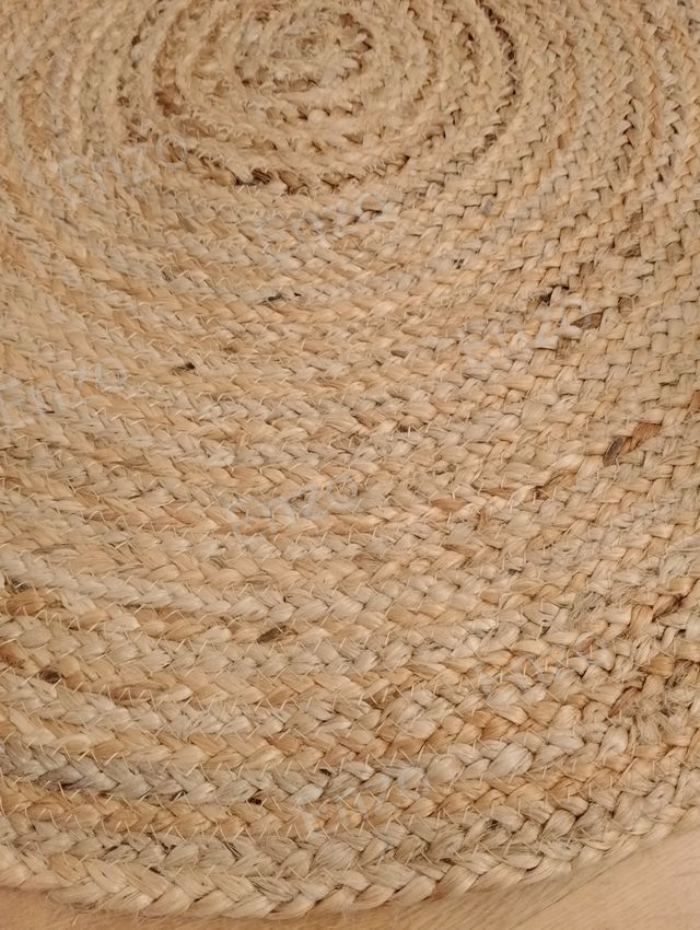 Alfombra yute trenzado  80 cm 
