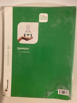 Libro quimica 2o bachillerato SM