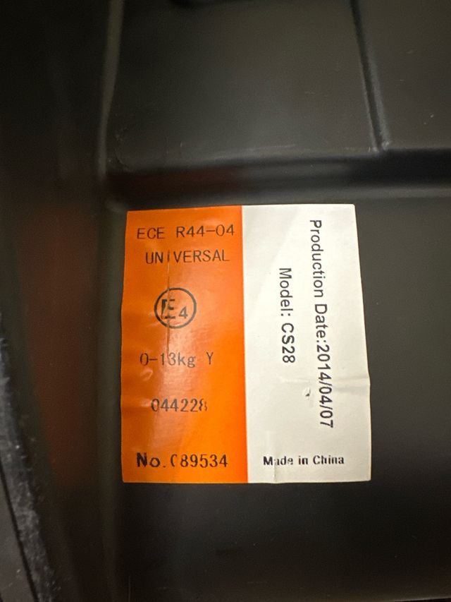 Silla de bebé para coche - Moises