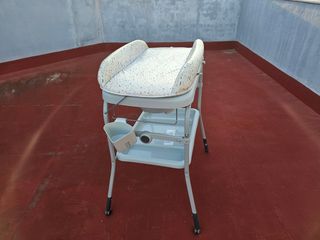 Bañera bebé y cambiador 2 en 1