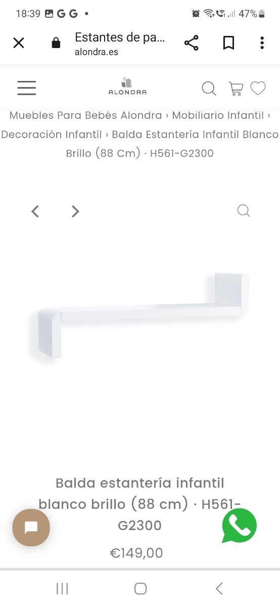 Balada estanterías infantil modular