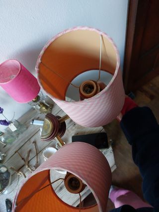 Aplique pared con pantallas