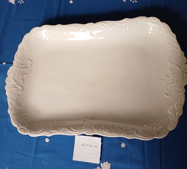 Coppia piatti da portata antichi