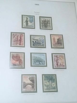 Sellos España de 1963 - 1969 álbum incluido