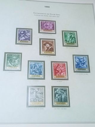 Sellos España de 1963 - 1969 álbum incluido