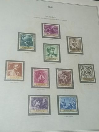 Sellos España de 1963 - 1969 álbum incluido