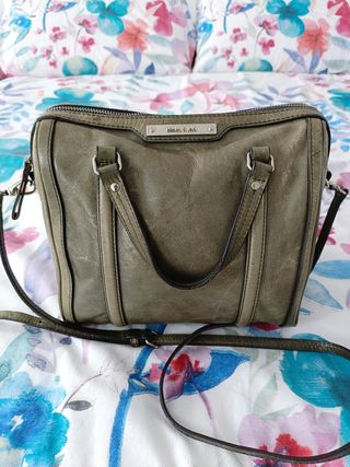 Bolso bandolera Bimba y Lola piel gris