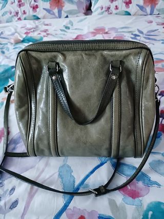 Bolso bandolera Bimba y Lola piel gris