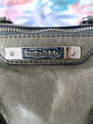 Bolso bandolera Bimba y Lola piel gris