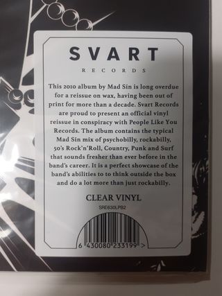 Disco vinilo Mad Sin - Burn and rise