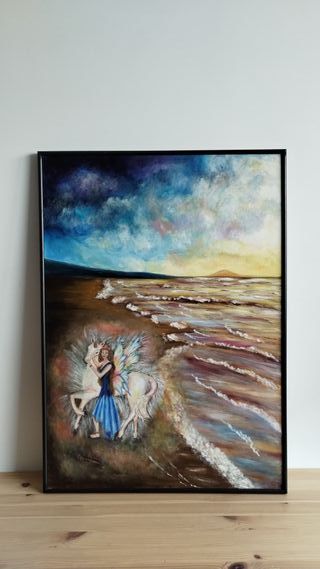 Cuadro pintado a mano