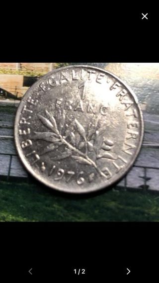 1 franc Francia 1960-2001