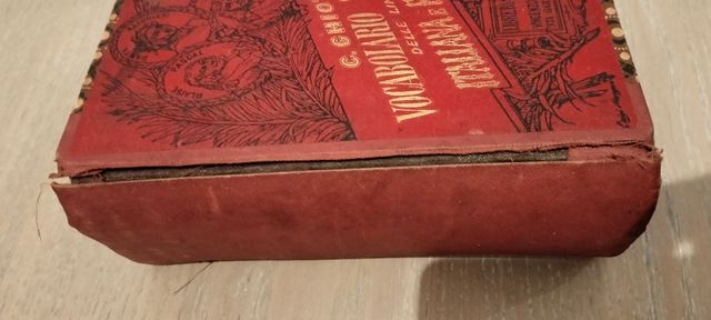 Vocabolario Ghiotti ita-fra inizio 900