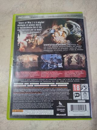 GEARS OF WAR 2 XBOX 360 Gioco DVD