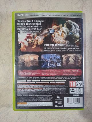 GEARS OF WAR 2 XBOX 360 Gioco DVD