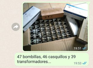 Bombillas halojenas, transformadores,etc