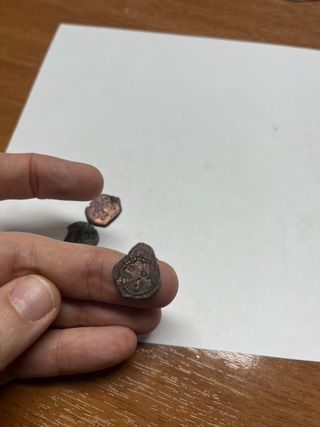 lote z14 monedas medievales