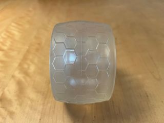 Ruedas de monopatín longboard transparentes (2x)