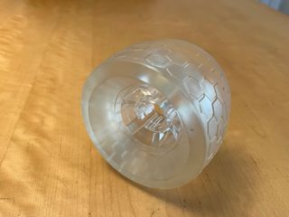 Ruedas de monopatín longboard transparentes (2x)