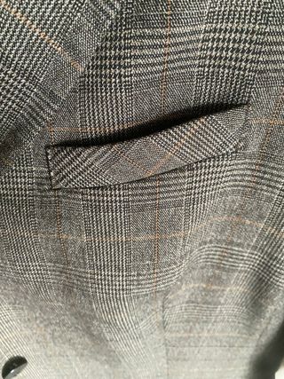 Chaqueta de traje vintage en tono gris