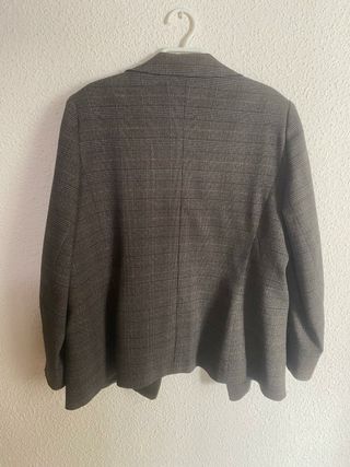 Chaqueta de traje vintage en tono gris
