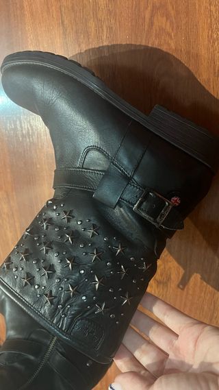 botas de piel pepe jeans
