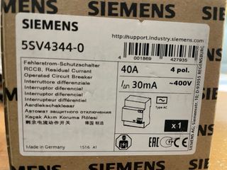 Interruptor diferencial SIEMENS NUEVO