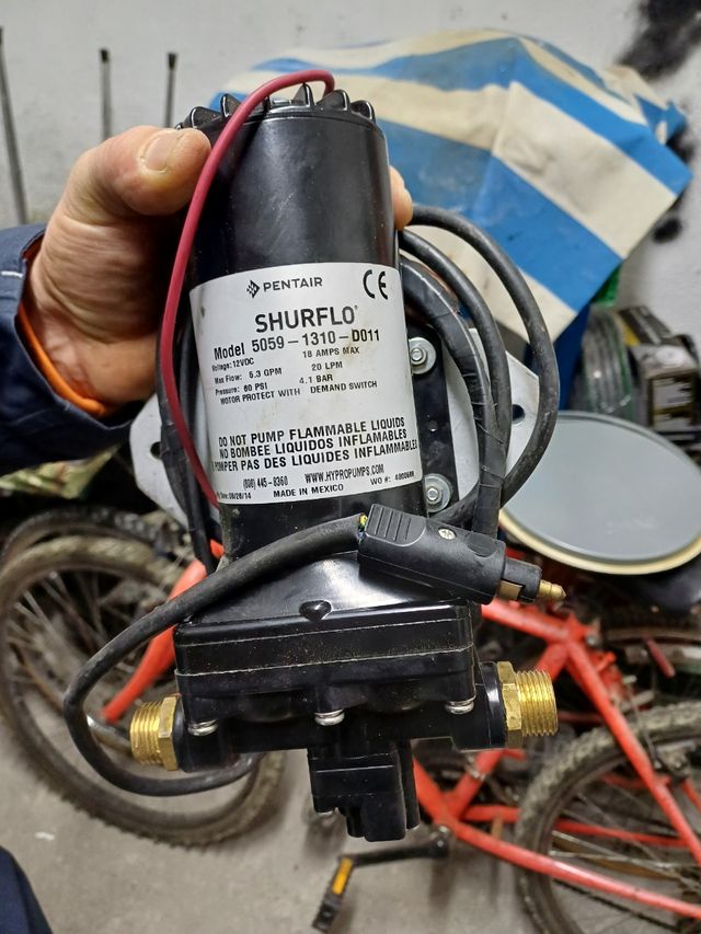 Bomba de baja presión de herbicida 