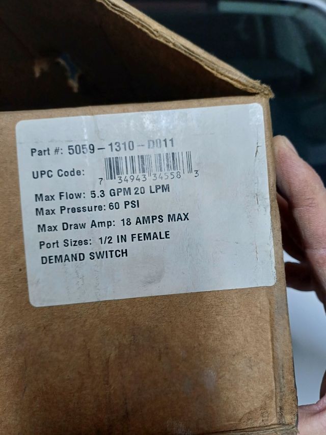 Bomba de baja presión de herbicida 