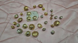 Lote botones militares antiguos