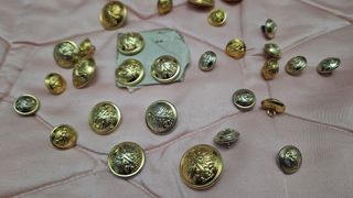 Lote botones militares antiguos