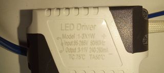 4 DRIVER electrónico LED, controlador
