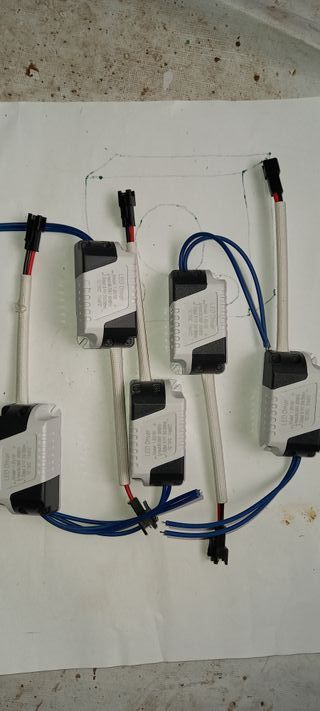 4 DRIVER electrónico LED, controlador