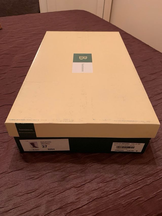 Botas altas negras piel