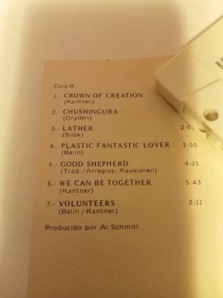 Casete Jefferson Airplane