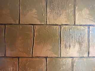 Cuadro Lienzo Dorado y Marrón 150cm