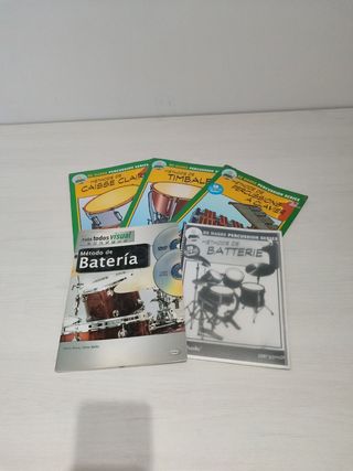 Libros de percusión y bateria