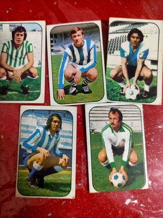 Antiguos cromos de fútbol