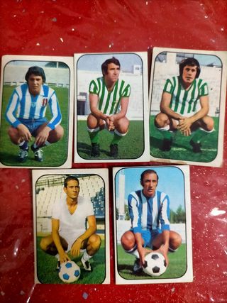 Cromos de fútbol antiguo