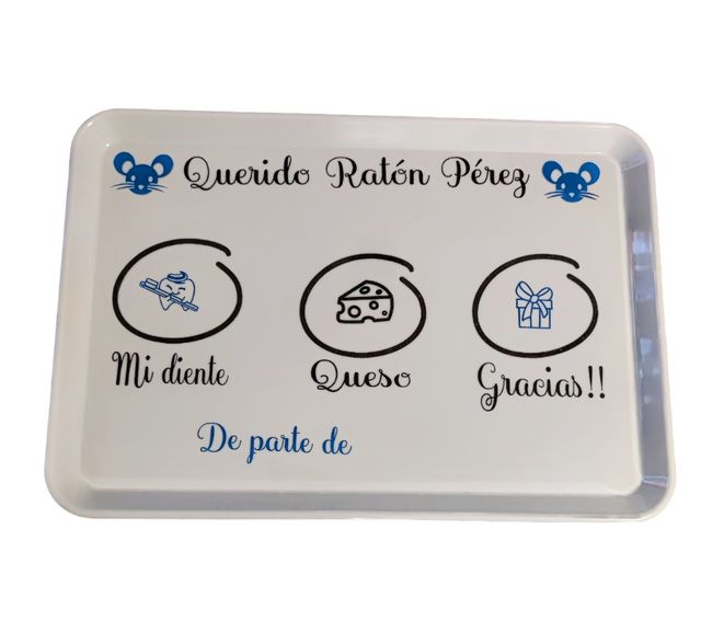 Vassoio personalizzato Ratón Pérez