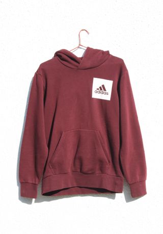 Felpa adidas hotsell bordeaux senza cappuccio