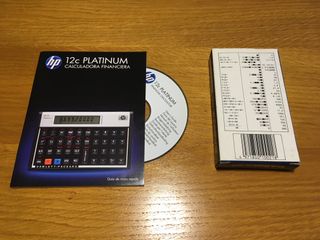 Calculadora financiera HP 12 y Casio HL-810, ENVIO