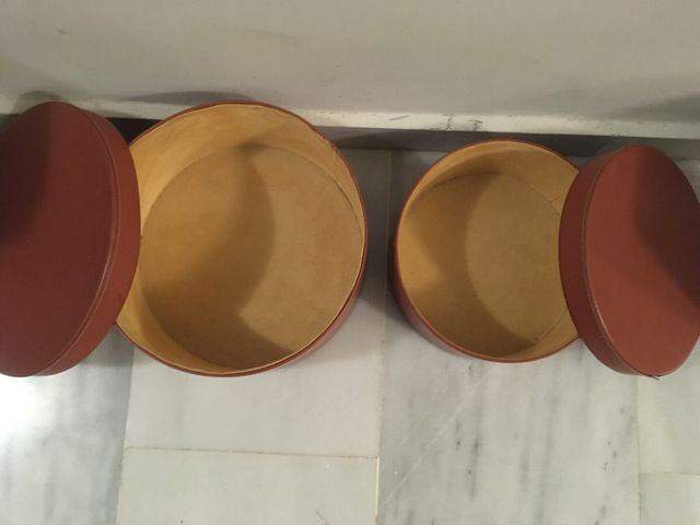 CAJAS ORGANIZADOR SOMBREROS DE PIEL