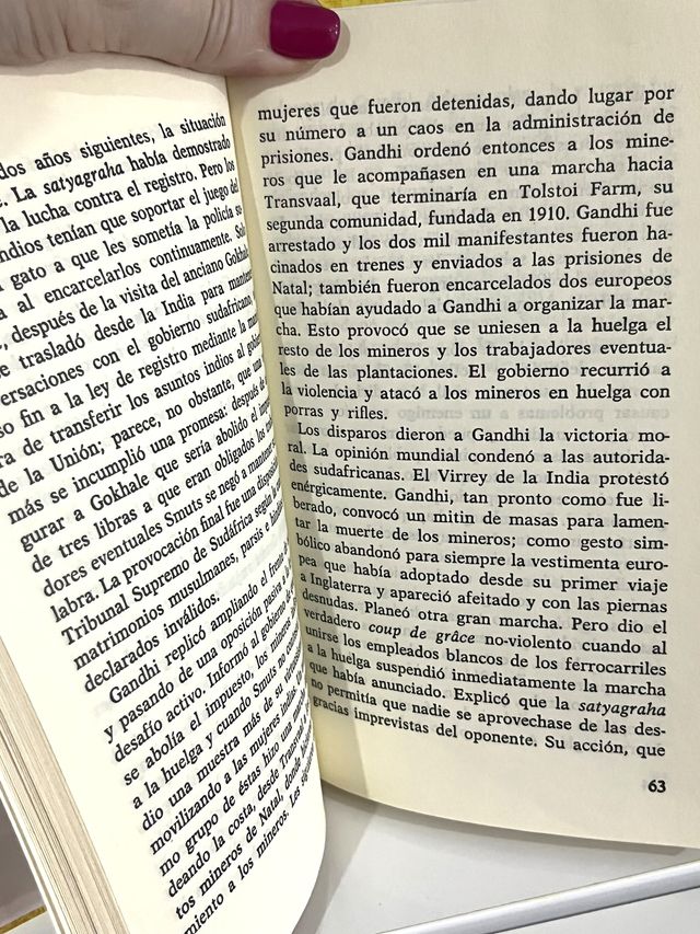 Libro Biografía Gandhi