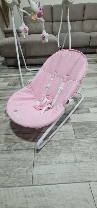 Columpio hamaquita 3 en 1  rosa