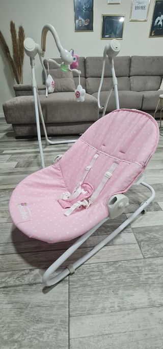 Columpio hamaquita 3 en 1  rosa