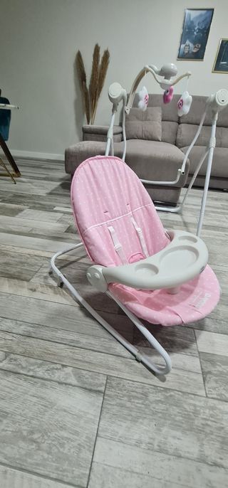 Columpio hamaquita 3 en 1  rosa