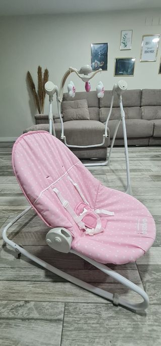 Columpio hamaquita 3 en 1  rosa